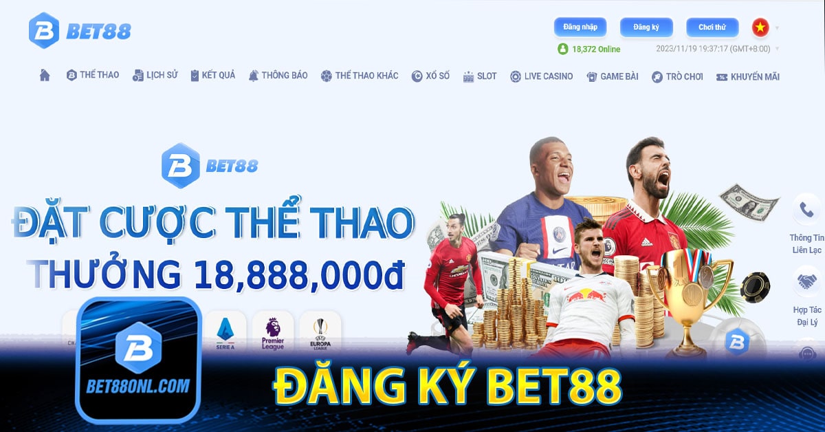 Quy trình thực hiện đăng ký Bet88